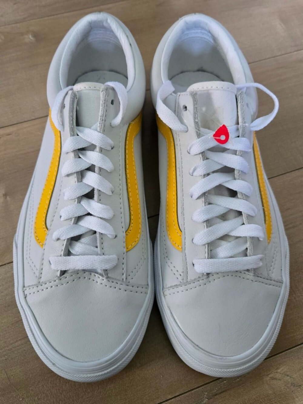Vans Style 36 Leather Pop Spectra Yellow Sneakers NWT Women's 8 Men's 6.5
